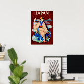 Affiche Japon (Bureau à domicile)