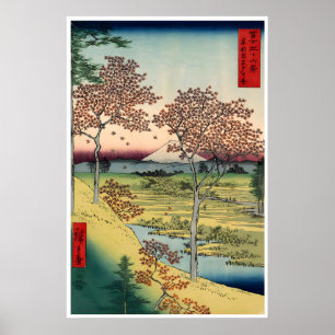 Affiche Japon Impression Art Paysage Japonais Couc
