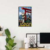 Affiche japonaise (Bureau à domicile)
