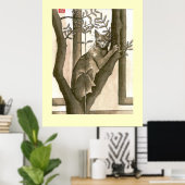 affiche japonaise conversation (Bureau à domicile)