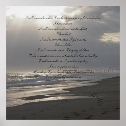 Affiche Je me souviendrai (Devant)