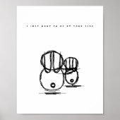 Affiche | Je veux juste être à tes côtés (Devant)