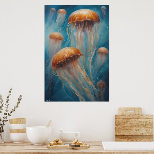 Affiche | Jellyfish | Art (Cuisine)