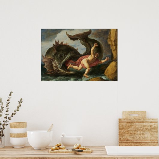 Affiche "Jonah and the Whale" (Cuisine)