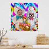Affiche Joyeuses Pâques Copains (Cuisine)