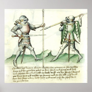 Affiche juridique de duel