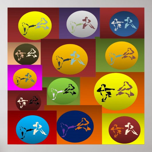 affiche karate arts martiaux (Devant)