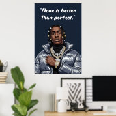 Affiche Kay Flock – Fait est mieux que parfait (Bureau à domicile)