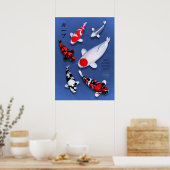 Affiche Koi Elegance (Cuisine)