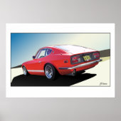 Affiche Kyusha Kai Datsun 240z (Devant)