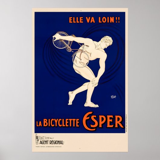 Affiche La Bicyclette Esper (Devant)