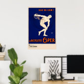 Affiche La Bicyclette Esper (Bureau à domicile)