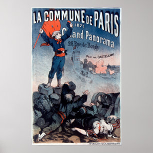 affiche La Commune de Paris 1871 Poster