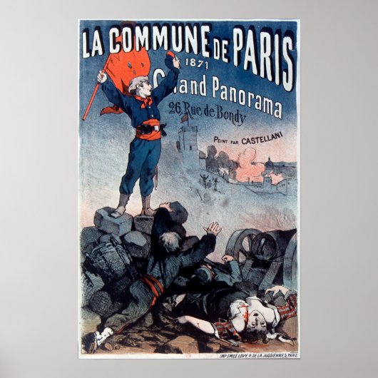  affiche La Commune de Paris 1871 Poster (Voorkant)