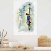 Affiche 'La fille' (Cuisine)