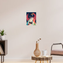 Affiche La Lune Cramoisie