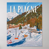 Affiche La Plagne Station de ski (Devant)