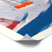 Affiche La Plagne Station de ski  (Coin)