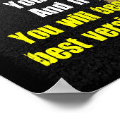 Affiche "La route du Jiu Jitsu brésilien" (Coin)