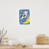 Affiche La Vache a sauté la Lune (Cuisine)