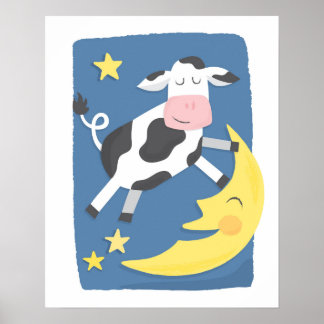 Affiche La Vache a sauté par-dessus la Lune