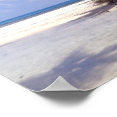 Affiche Lagon bleu de Rangiroa (Coin)