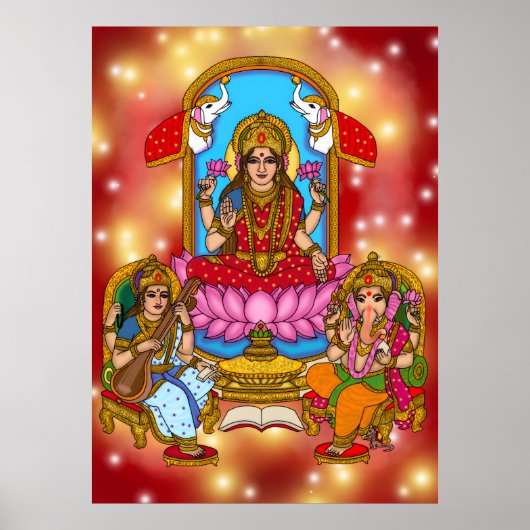 Affiche Lakshmi Ganesh (Devant)