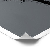 Affiche Landscape moon, tree & eagle wall art (Coin)