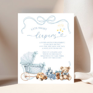 Affiche Lange Tardif Landau Bébé Coquette Bleue