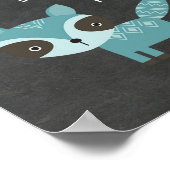 Affiche Lavez Votre Main et Brossez Vos Dents (Coin)