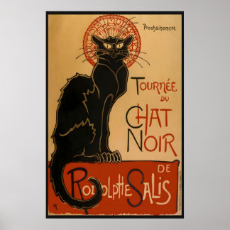 Affiche Le Chat Noir – Art de Théophile Steinlen