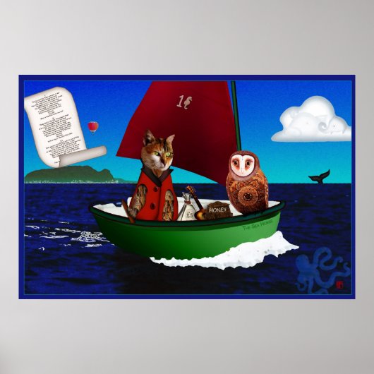 Affiche Le Hibou et le Chat (Devant)