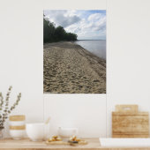 Affiche "Le long de la plage" (Cuisine)