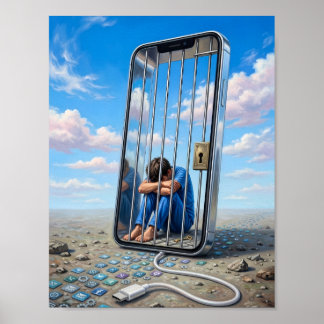Affiche Le Poids Silencieux de la Captivité Numéri