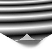 Affiche  Le Tourbillon en noir et blanc (Coin)