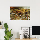 Affiche Le Triomphe de la mort Pieter Brueghel (Bureau à domicile)