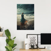 Affiche - Leçons Dans Une Tempête Femme sur la Pla (Bureau à domicile)