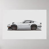 Affiche Legendary Classic White 240z Fairlady Bug (Devant)