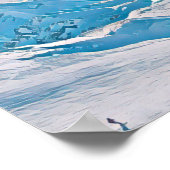 Affiche Les 2 Alpes Station de ski (Coin)