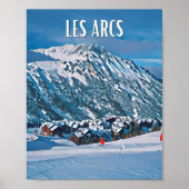 Affiche Les Arcs Station de ski (Devant)