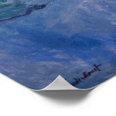 Affiche Les Nymphéas de Monet (Coin)