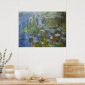 Affiche Les Nymphéas de Monet (Cuisine)