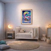 Affiche Lettre C Aurore | Impression d'art des Aur