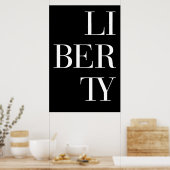 Affiche LI_BER_TY (Cuisine)