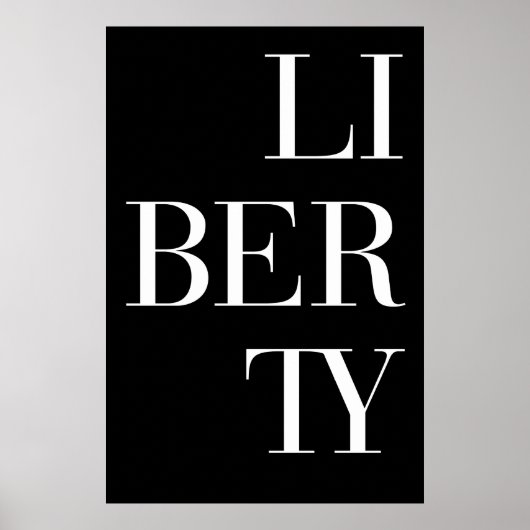 Affiche LI_BER_TY (Devant)