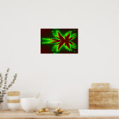 Affiche libellule en flammes (Cuisine)