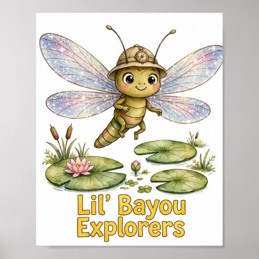 Affiche Libellule Lil' Bayou Explorers (Devant)