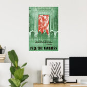 Affiche Libérez les Black Panthers Nous aurons not (Bureau à domicile)