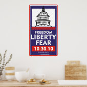 Affiche Liberté de la Peur (Cuisine)