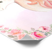 Affiche licorne aquarelle. Décoration de nursery. (Coin)